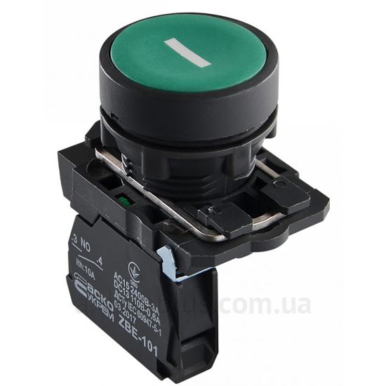 Кнопка Аско-Укрем TB5-AA3311 (A0140010147) зеленого кольору