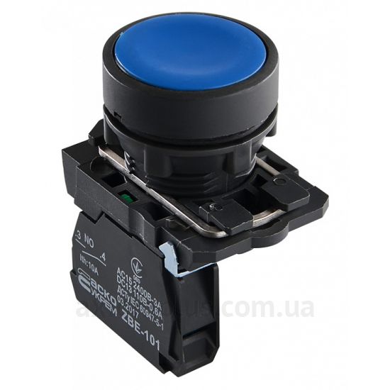 Кнопка Аско-Укрем TB5-AA61 (A0140010177) синього кольору