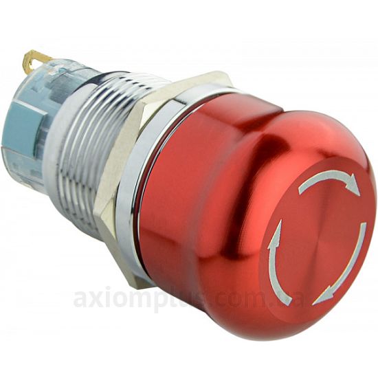 Кнопка Аско-Укрем TY 19C-S11/1 (A0140010215) червоного кольору