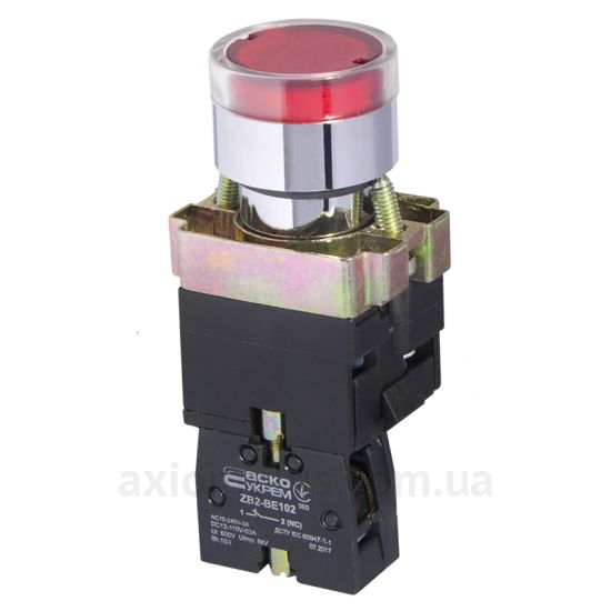 Кнопка Аско-Укрем XB2-BW3471 (A0140010022) червоного кольору