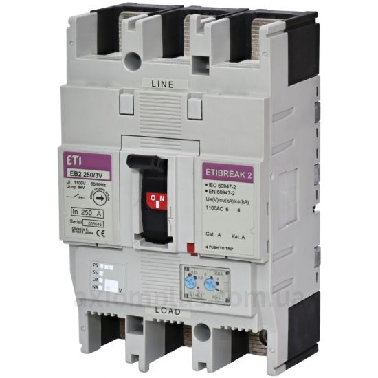 Изображение ETI EB2 250/3V 250A 3p 1100V (4671378)