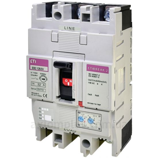 Фото ETI EB2 125/3V 32A 3p 1100V (4671372)