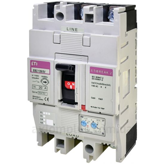 Фото ETI EB2 125/3V 20A 3p 1100V (4671371)