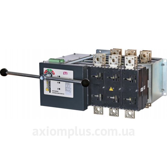 Корпусный разрывной 3P переключатель нагрузки 1-0-2 на 1600А ETI 4667361