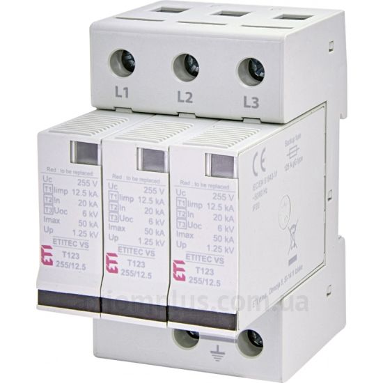 ETI ETITEC VS T123 255/12,5 3+0 RC (2442929)