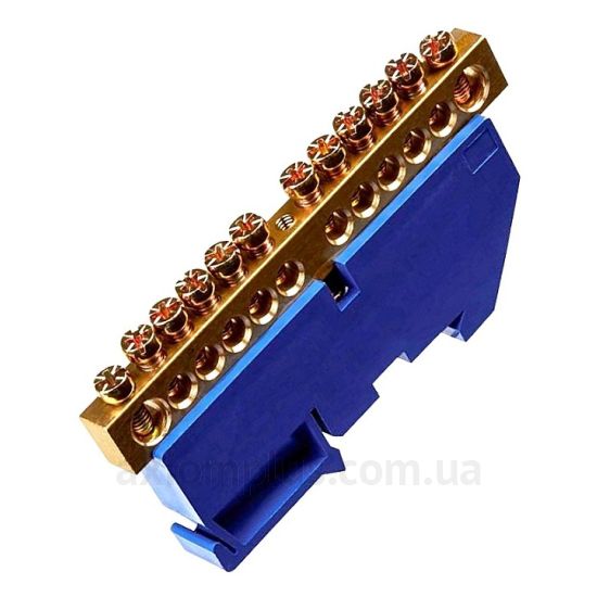 Шина (N) TNSy ШЛІ6х9-12 TNSy5500184 100А (12 контактов) (синий цвет) фото