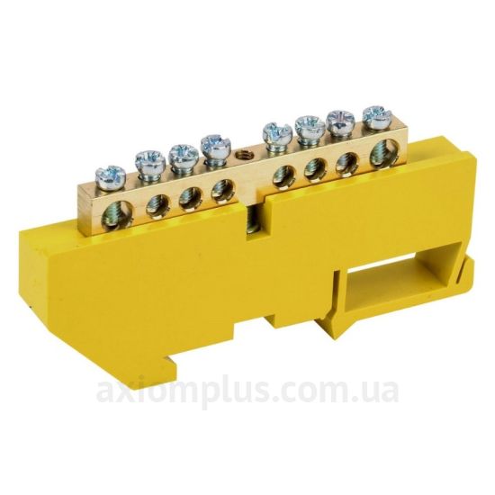 Шина (PEN) TNSy ШЛІ6х9-8 TNSy5503125 100А (8 контактов) (желтый цвет) фото