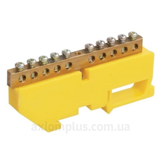 Шина (PEN) TNSy ШЛІ6х9-10 TNSy5503126 100А (10 контактов) (желтый цвет) фото