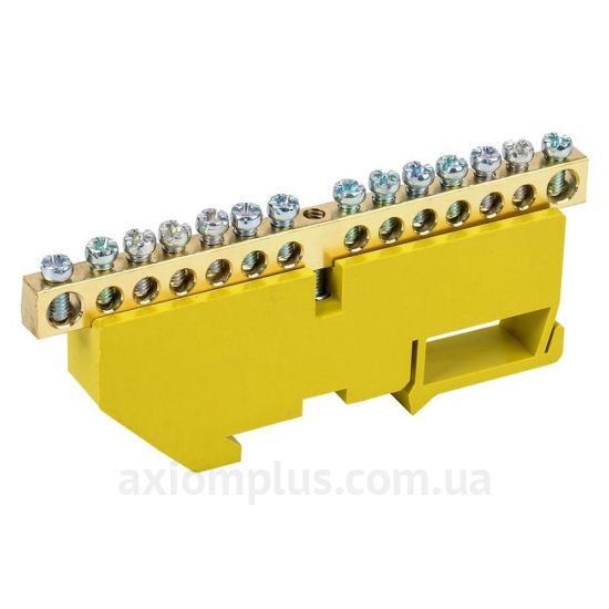 Зображення шина (PEN) TNSy ШЛІ6х9-14 TNSy5503128 100А (14 контактів) (жовтий колір)