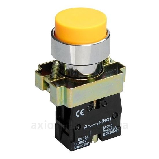 Кнопка TNSy XB2-BL51 (TNSy5500286) желтого цвета
