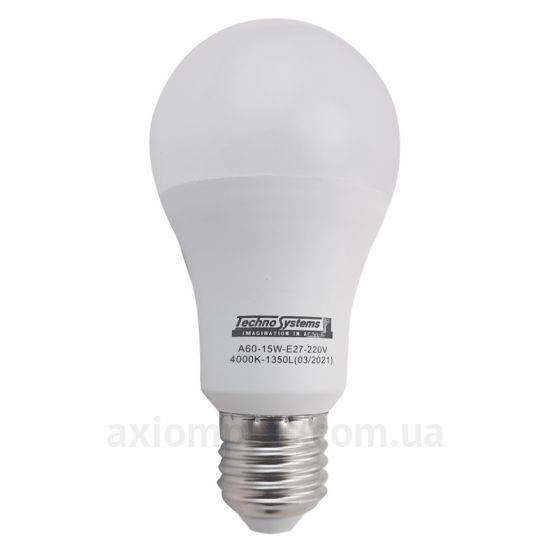 Фото лампочки TNSy Bulb-A60-15W-E27-220V-4000K-1350L артикул TNSy5000042