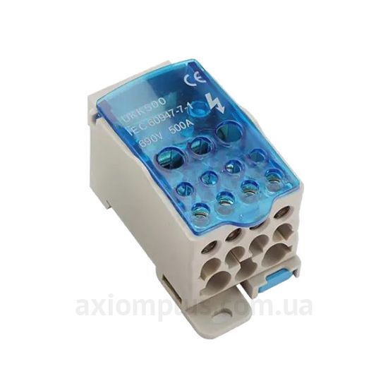 UKK 500A Chint серого цвета (на 11 контактов) (S <sub>провода</sub> до 35мм²) , I<sub>n</sub>=500А