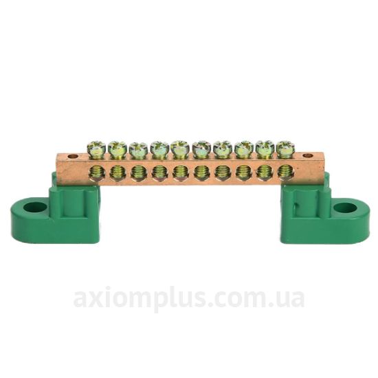 Шина (N) Chint HC-005/10 6х9 10046 125А (10 контактов) (зеленый цвет) фото