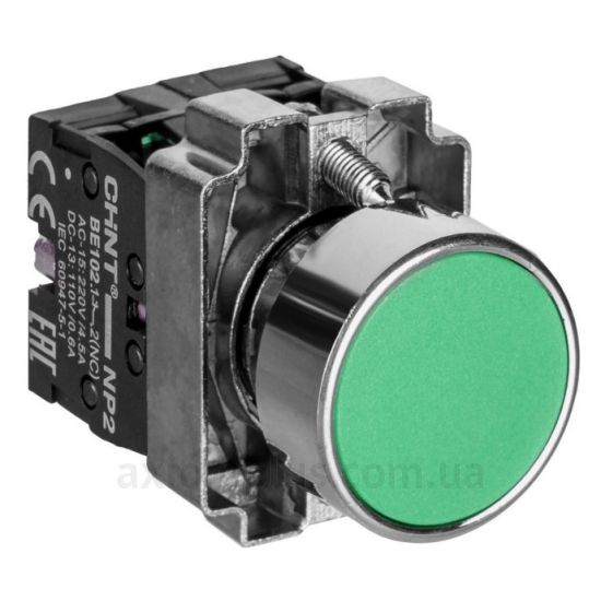 Кнопка Chint NP2-BA31 (573956) зеленого кольору