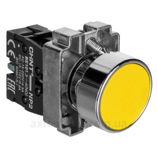 Кнопка Chint NP2-BA51 (573959) желтого цвета
