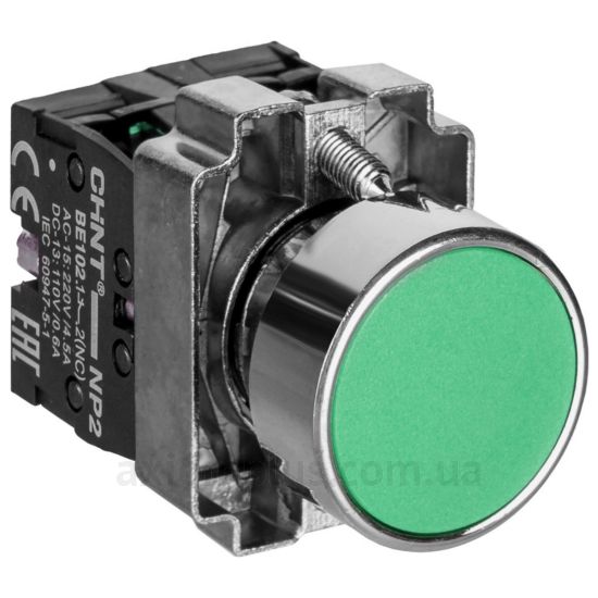 Кнопка Chint NP2-BA35 (573964) зеленого кольору