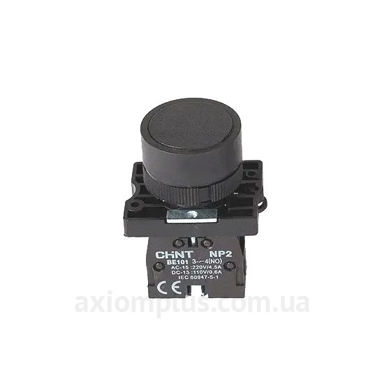 Кнопка Chint NP2-EA25 (574090) черного цвета