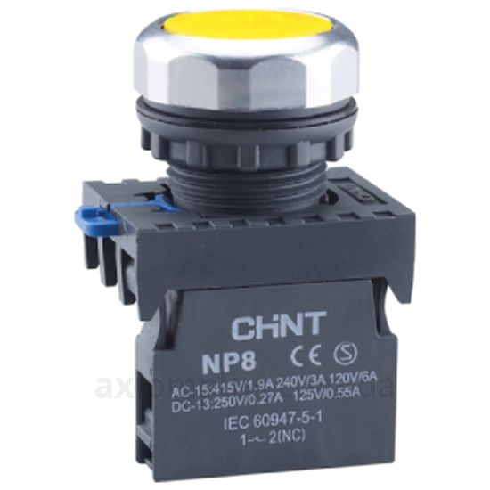 Кнопка Chint NP8-10BN/5 (667333) жовтого кольору