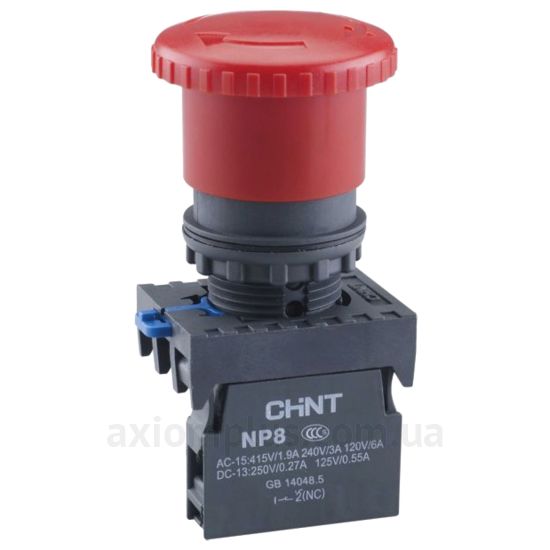 Кнопка Chint NP8-01ZS/14 (667210) красного цвета