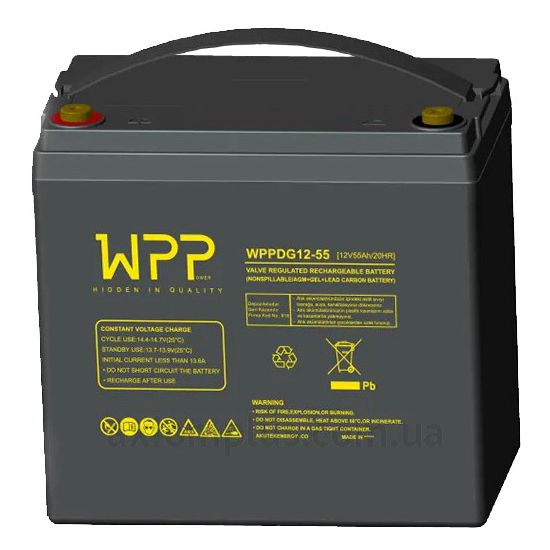 WPPower BT-WPDG12-55 (55А/год) фото