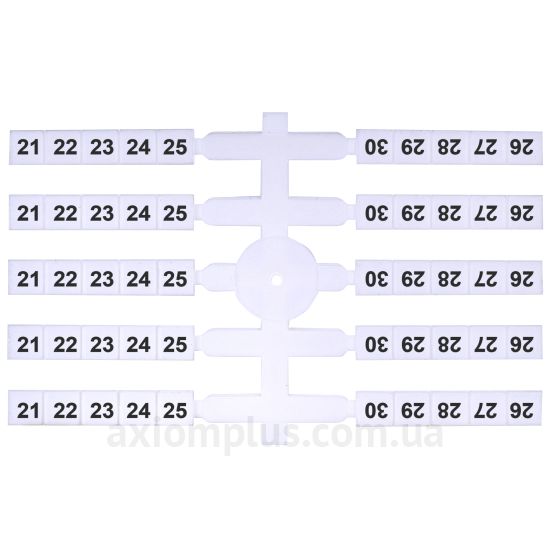 Маркировка ETI EO3 21-30 белого цвета
