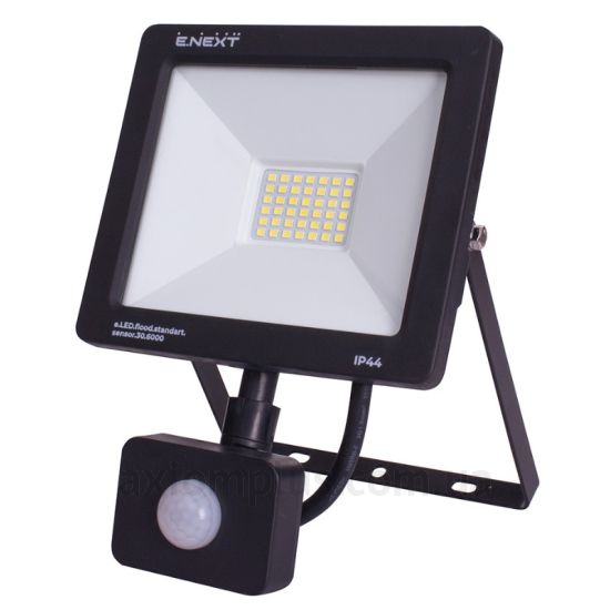 Зображення E.Next e.LED.flood.stand.sensor.30.6000 (l0790008)