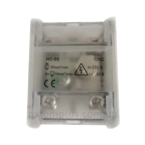HC-95 95/16 CNC сірого кольору (на 5 контактів) (перетин до 95мм²) , I<sub>n</sub>=232А