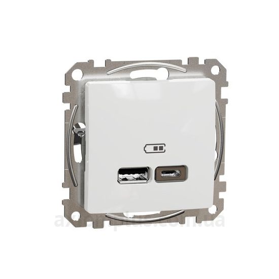 Фото Schneider Electric серии Sedna Design, Sedna Elements SDD111402 белого цвета