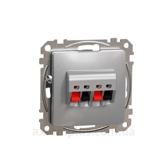 Фото Schneider Electric з серії Sedna Design SDD113411 алюмінієвого кольору