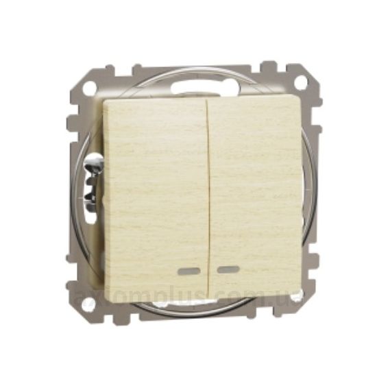 Изображение Schneider Electric из серии Sedna Design, Sedna Elements SDD180105L «под светлое дерево»