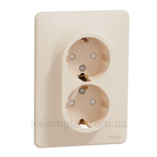 Зображення Schneider Electric серії Sedna Design SDD312221 бежевого кольору