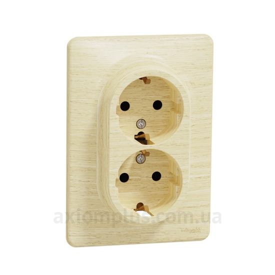 Фото Schneider Electric з серії Sedna Elements SDD380221 кольору світлого дерева