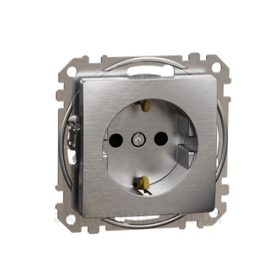 Фото Schneider Electric серії Sedna Design SDD170022 алюмінієвого кольору