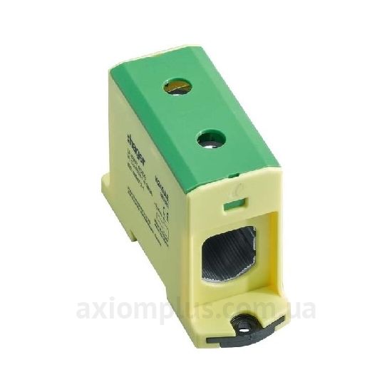 K240AE Hager жовто-зеленого кольору (перетин до 240мм²) , I<sub>n</sub>=380А