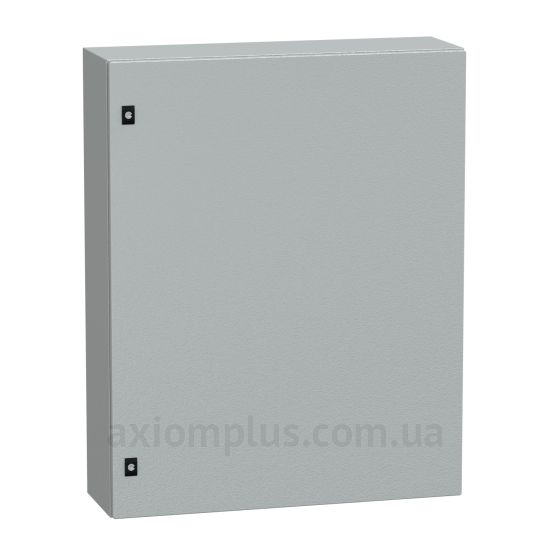 Фото серый монтажный шкаф Schneider Electric Spacial CRN NSYCRN108250P габариты 1000х800х250мм