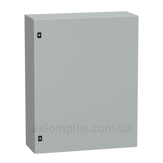 Фото серый монтажный шкаф Schneider Electric Spacial CRN NSYCRN108300P размер 1000х800х300мм