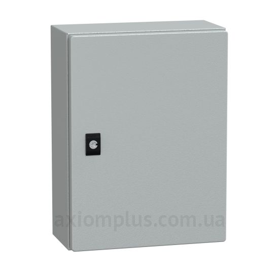 Зображення сірий монтажний бокс Schneider Electric Spacial CRN NSYCRN43150P розмір 400х300х150мм