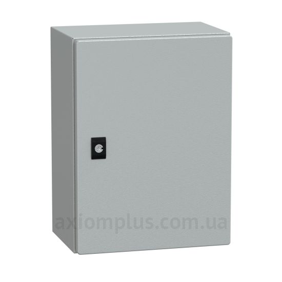 Фото сірий монтажний бокс Schneider Electric Spacial CRN NSYCRN43200P розмір 400х300х200мм