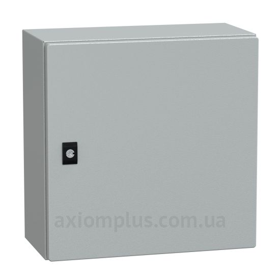 Фото серый монтажный бокс Schneider Electric Spacial CRN NSYCRN44200P размер 400х400х200мм