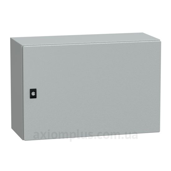 Фото серый монтажный бокс Schneider Electric Spacial CRN NSYCRN46250P габариты 400х600х250мм