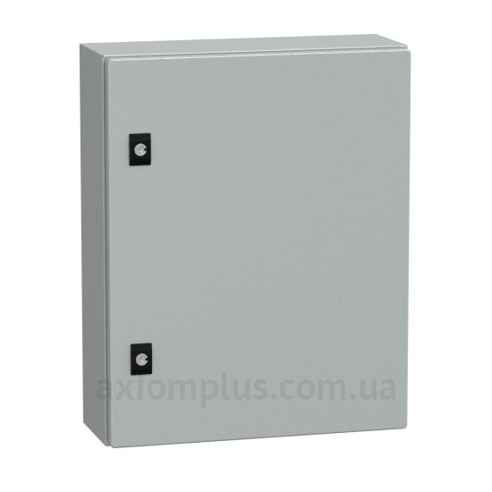 Фото серый монтажный бокс Schneider Electric Spacial CRN NSYCRN54150P размер 500х400х150мм