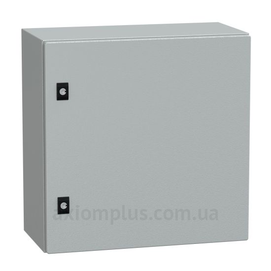 Фото серый монтажный бокс Schneider Electric Spacial CRN NSYCRN55250P габариты 500х500х250мм