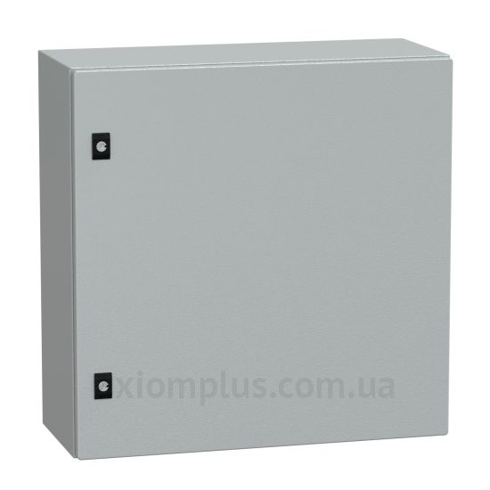 Фото серый монтажный бокс Schneider Electric Spacial CRN NSYCRN66250P габариты 600х600х250мм