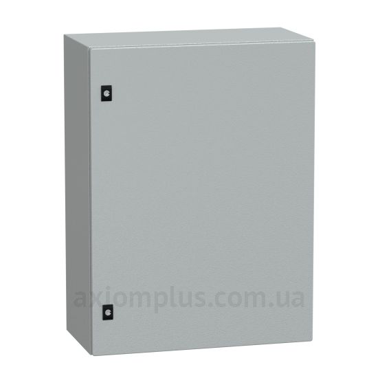 Фото серый монтажный бокс Schneider Electric Spacial CRN NSYCRN86300P габариты 800х600х300мм