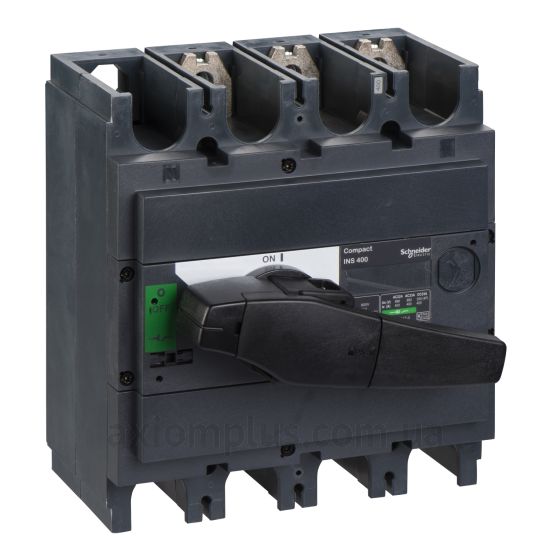 Корпусний рубильник 3P вимикач навантаження 0-1 на 400А Schneider Electric 31110