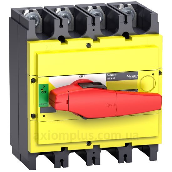 Корпусный разрывной 4P выключатель нагрузки 0-1 на 400А Schneider Electric 31131