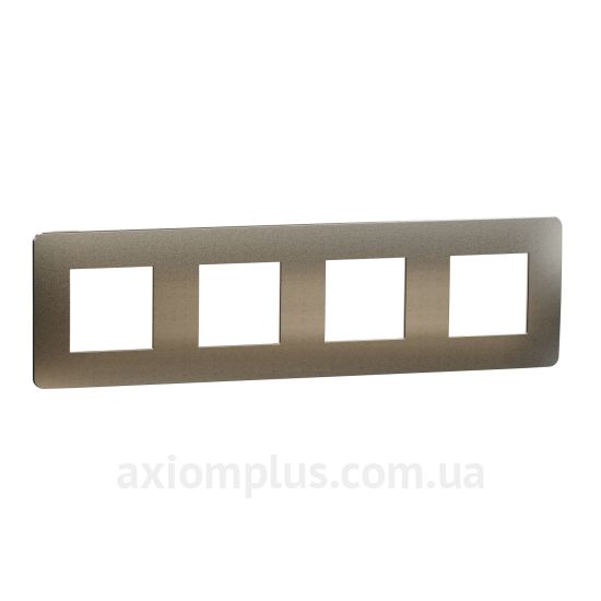 Изображение Schneider Electric из серии Unica Studio Metal NU280851M бронзового цвета
