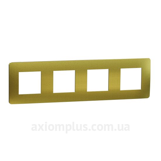 Фото Schneider Electric из серии Unica Studio Metal NU280859M цвета золота
