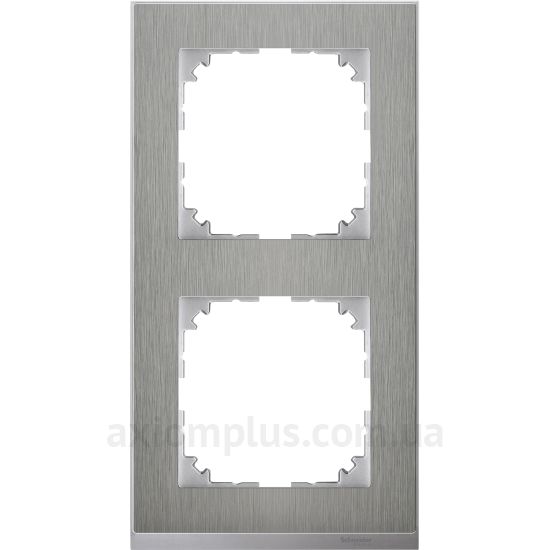 Фото Schneider Electric серии Merten System M-Pure Decor MTN4020-3646 стального цвета