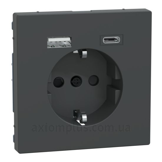 Изображение Schneider Electric серии Merten D-Antique, Merten D-Life MTN2367-6034 цвета антрацит